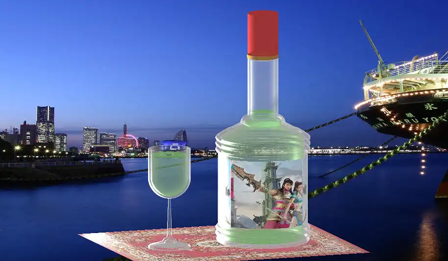 [原创]请你干一杯--用CAD制作的瓶酒和酒杯