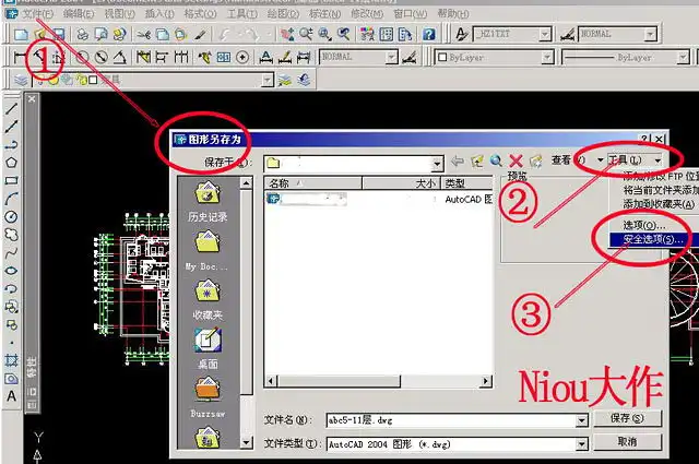CAD2004 文件加密问题呀，不看不知道！！！